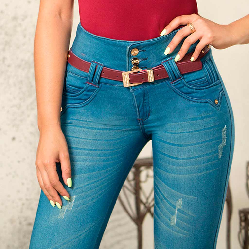 Carisma - Jean talle alto levanta cola - Madrugon.com, ¡la mejor tienda de  ropa al por mayor!