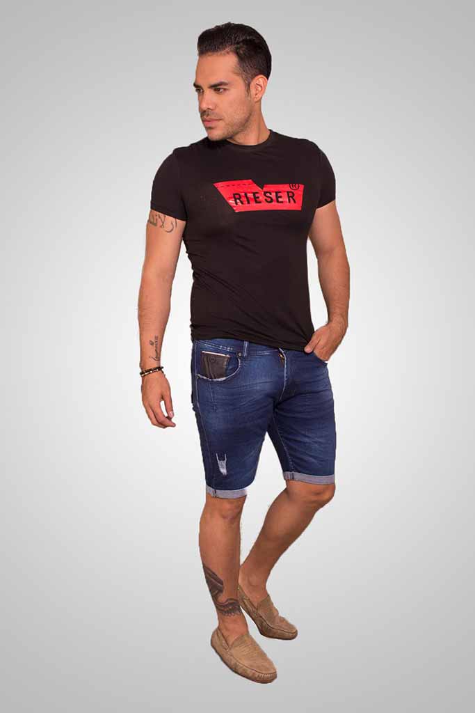 BERMUDA JEAN CLASICO DE HOMBRE - Gamarra - Ropa en Perú