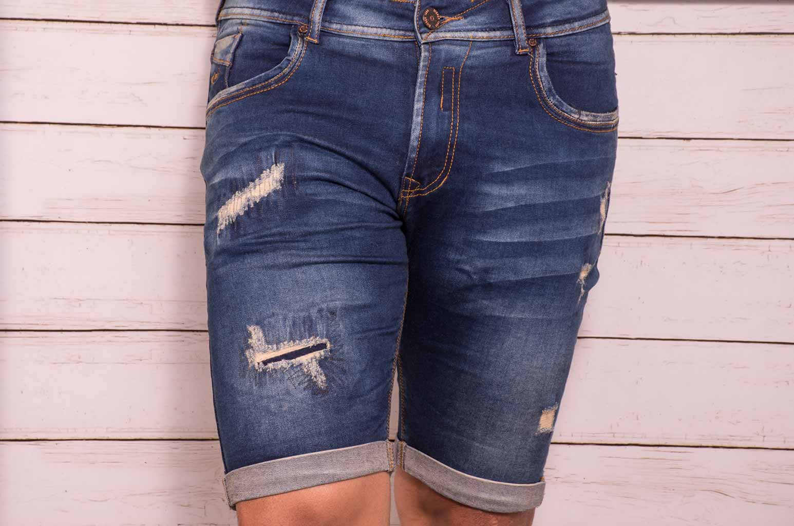 bermudas jeans hombre 2019