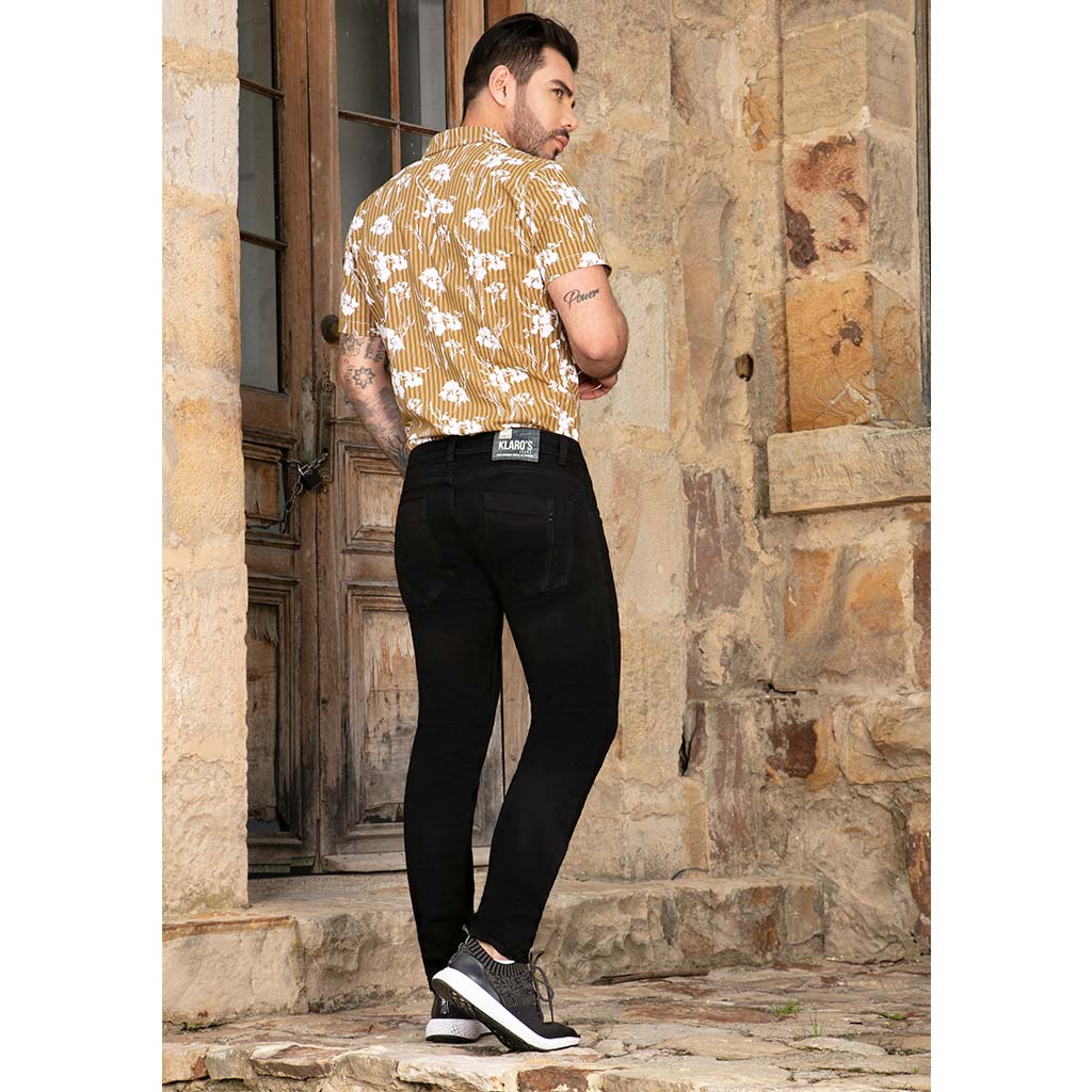 Klaros - Jean hombre skinny negro - Madrugon.com, ¡la mejor tienda de ropa  al por mayor!